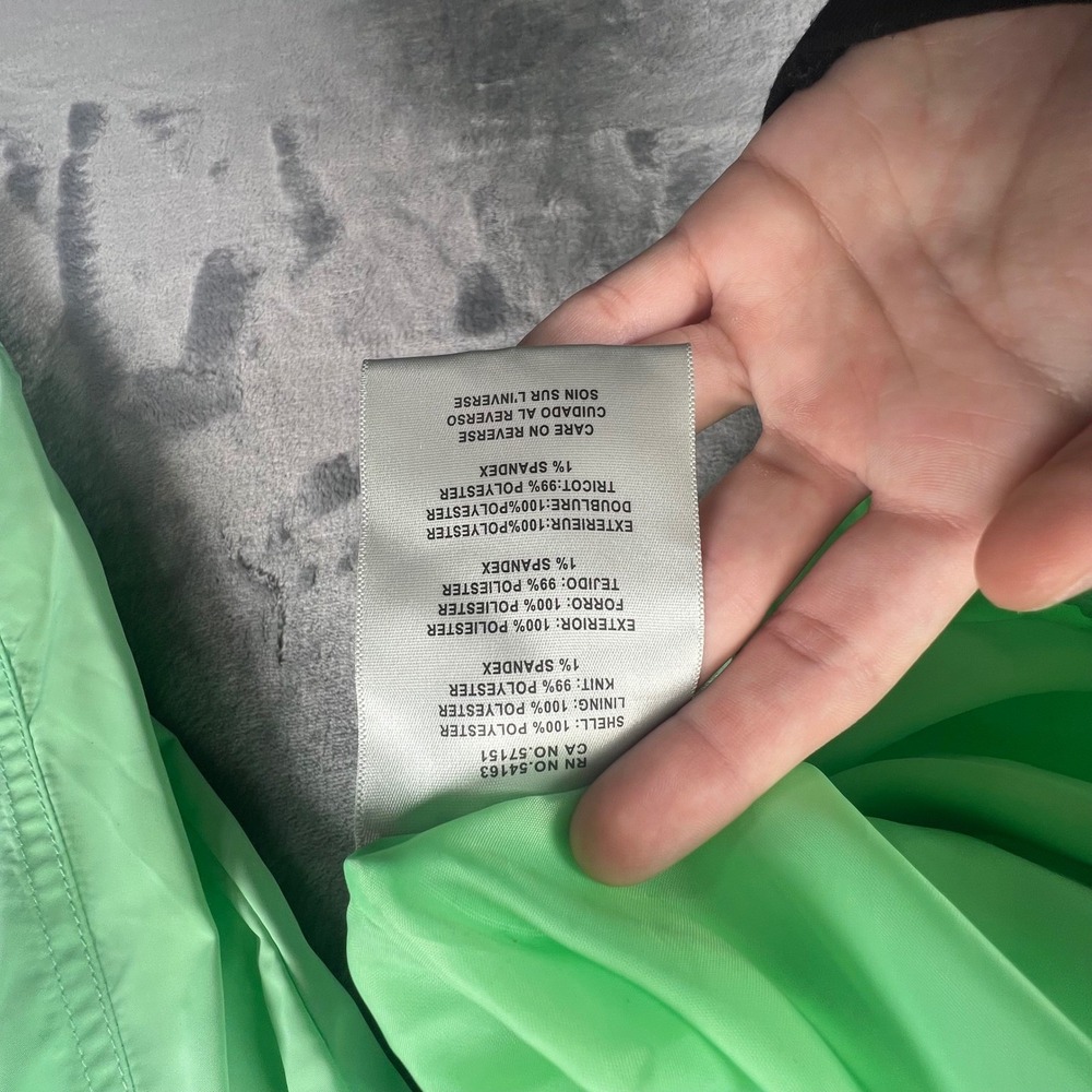 Levi's Bomber Jacket Womens XXL Mint Green Full Zip Flight Mom Vibe 80's Life - Picture 4 of 12